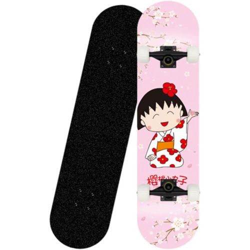  LDGGG Skateboards for Beginners & Pro, 31x8 Complete Skateboards 7 Layers Double Kick Concave Standard Skate Board Nh 1944