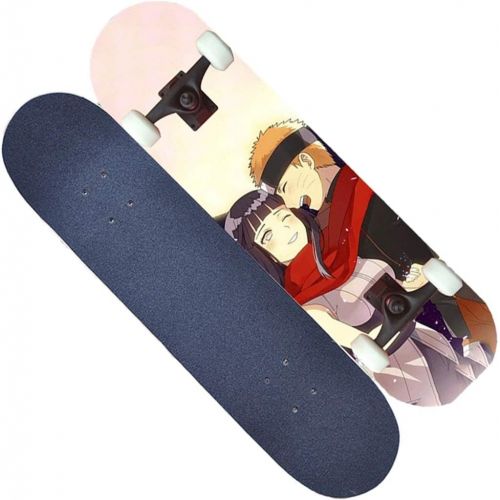 LDGGG Skateboards Complete Skateboard 31 Inches Beginner Professional Four-Wheel Short Board Toy Skateboard (Hit Anime 40)