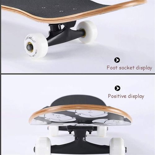  LDGGG Skateboards Complete Skateboard 31 Inches Beginner Professional Four-Wheel Short Board Toy Skateboard (Hit Anime 40)