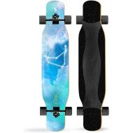 LDGGG Skateboards Complete Skateboard 46-inch Long Skateboard Professional Men and Women Adult Four-Wheel Dance Board Constellation Series 9