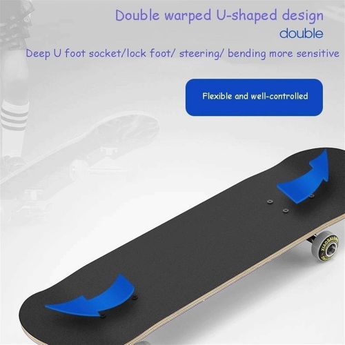  LDGGG Skateboards Complete Skateboard 31 Inches Beginner Adult Boys and Girls Youth Skateboard, Surprise 8