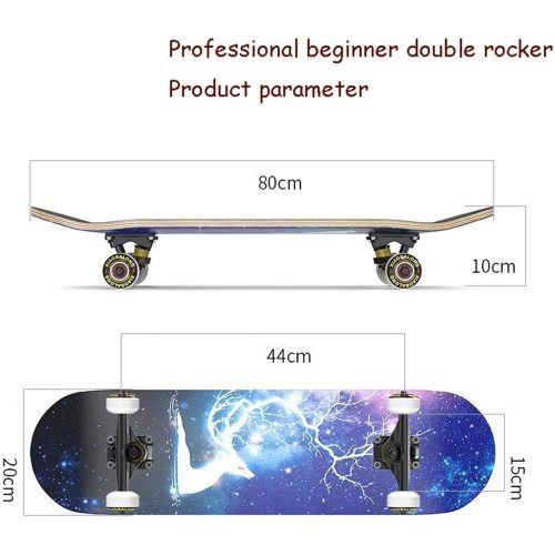  LDGGG Skateboards Complete Skateboard 31 Inches Beginner Adult Boys and Girls Youth Skateboard, Surprise 8