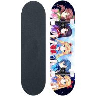 LDGGG Skateboards Complete Skateboard Beginner Skateboarding Adult Skateboard Girl Warrior 28