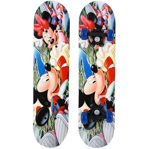  LDGGG Skateboards 24 Inches Complete Skateboard Thickened Maple Junior Skateboard Childrens Skateboard Cute Mouse
