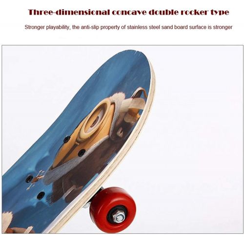  LDGGG Skateboards 24 Inches Complete Skateboard Thickened Maple Junior Skateboard Childrens Skateboard Cute Mouse