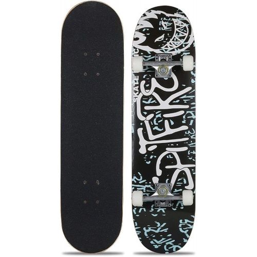  LDGGG Skateboards 30 Inch Professional Skateboard Complete Skateboard Childrens and Adult Skateboard,Heterosexual English Alphabet