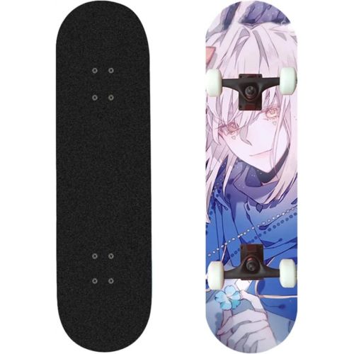  LDGGG Skateboards 31-inch Beginner Skateboard Adult Skateboard Complete Skateboards Meet Beautiful 19