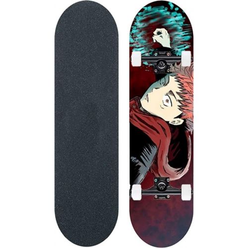  LDGGG Skateboards Complete Skateboard 31 Inches Beginner Skateboarding Adult Skateboard Incantation 23