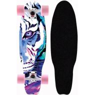 LDGGG Skateboards Adult Skateboard Full Set Skateboard Beginner Professional Four Wheel Skateboard Boy Girl Skateboard Colorful Tiger