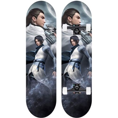  LDGGG Skateboards Complete Skateboard Beginner Skateboarding Adult Skateboard Youth Animation Series 22