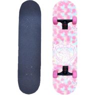 LDGGG Skateboards Complete Skateboards 7 Layer Maple 31 Inch Skateboard for Kids Adults and Beginners (Cartoon Unicorn 8)