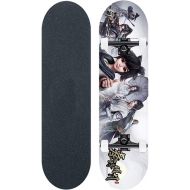 LDGGG Skateboards Complete Skateboard Beginner Skateboarding Adult Skateboard Youth Animation Series 41