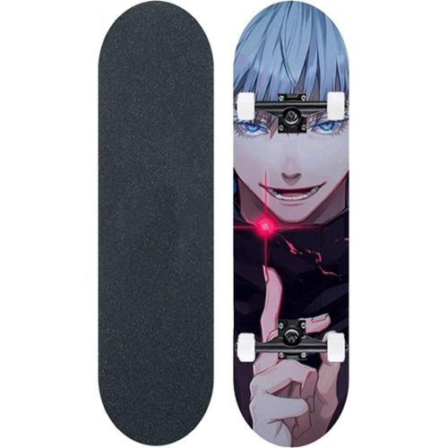  LDGGG Skateboards Complete Skateboard 31 Inches Beginner Skateboarding Adult Skateboard Incantation 27