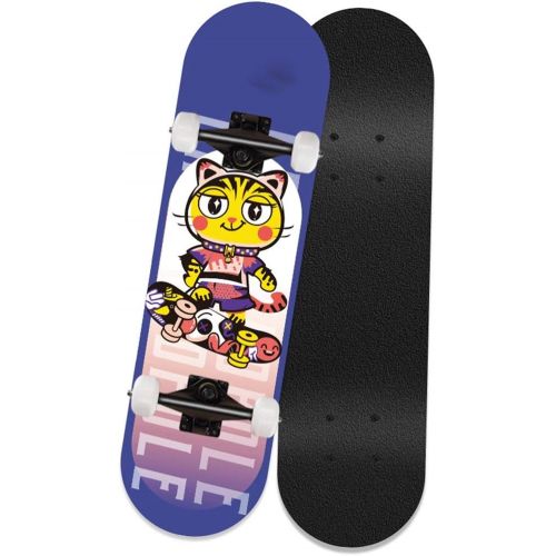  LDGGG Skateboards 31-inch Beginner Skateboard Adult Skateboard Complete Skateboards Little Monster 3