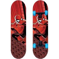 LDGGG Skateboards 31-inch Beginner Kids Flash Wheel Skateboard Complete Skateboard Spider Hero 16