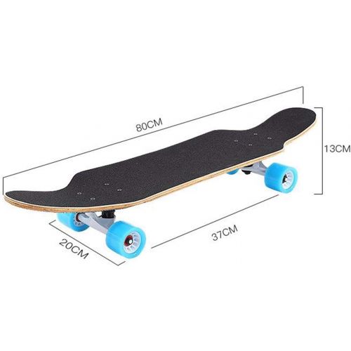  LDGGG Skateboards Complete Skateboard 31 Inch Beginner Professional Flash Wheel Skateboard, Scary Monster