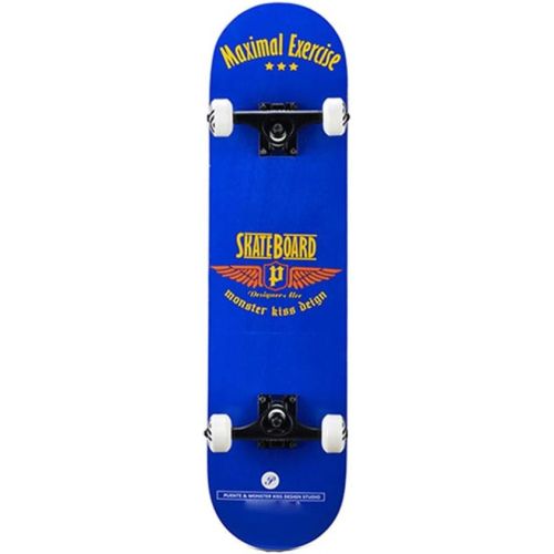  LDGGG NSkateboards for Beginners & Pro, 31x8 Complete Skateboards 7 Layers Double Kick Concave Standard Skate Board Geometry 18
