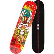 LDGGG Skateboards Complete Skateboard 31 Inches Professional Four-Wheel Skateboarding Adult Beginner Boys and Girls Skateboard (Chinese Style 7)