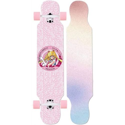  LDGGG Skateboard Complete Skateboard 42-inch Seven-Layer Maple Wood Long Skateboard Beginner Adult Skateboard（Athletic Girl 4）
