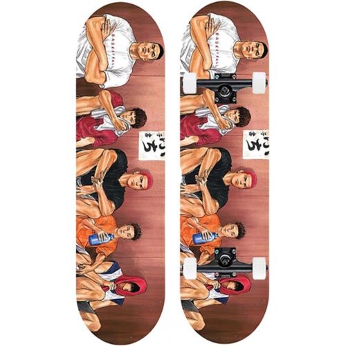  LDGGG Skateboards Complete Skateboard Youth Professional Double Tilt Skateboard Children Four-Wheeled Street Skateboard Slam Dunk 4