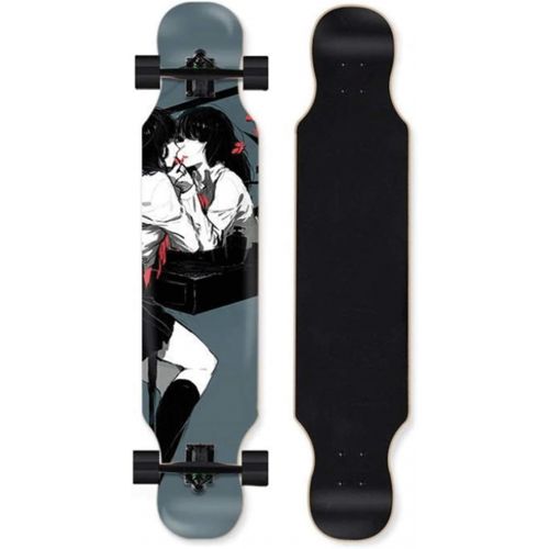  LDGGG Skateboards Complete Skateboards Freestyle 42-inch Vertical Longboard Skateboard Cruiser (Painted 13)