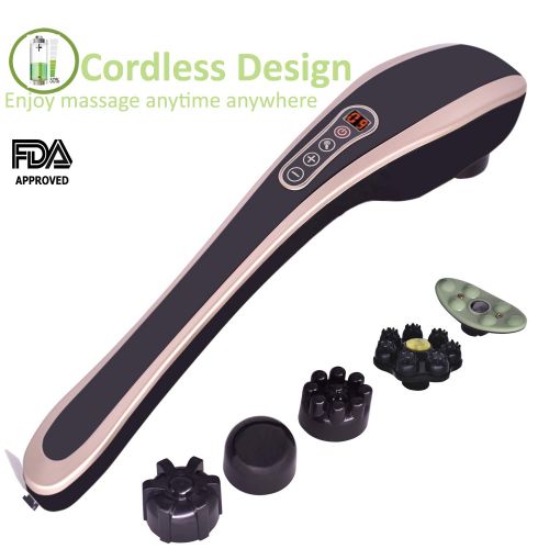  LDX Handheld Massager for Muscles Back Massager, Foot Massager and Neck Massager Handheld, Pure...