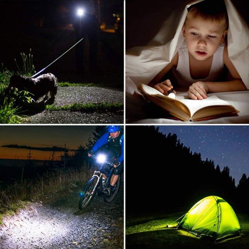  [아마존 핫딜]  [아마존핫딜]Lighting EVER LE LED Taschenlampe,Zoombar Taschenlampen,Superhelle CREE LED,Handlampe mit einstellbarem Fokus,3 Licht Modi,LED Camping Flashlight fuer Kinder,Outdoor Camping (2er Pack Inklusive 6