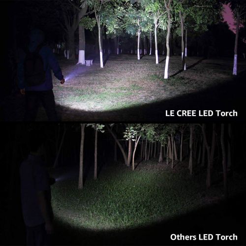  [아마존 핫딜]  [아마존핫딜]Lighting EVER LE LED Taschenlampe,Zoombar Taschenlampen,Superhelle CREE LED,Handlampe mit einstellbarem Fokus,3 Licht Modi,LED Camping Flashlight fuer Kinder,Outdoor Camping (2er Pack Inklusive 6