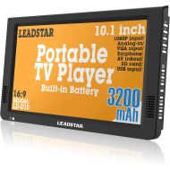 [아마존베스트]LEADSTAR 10 Inch Portable Digital ATSC TFT HD Screen Freeview LED TV for Car,Caravan,Camping,Outdoor or Kitchen.Built-in Battery Television/Monitor with Multimedia Player Support USB Card L