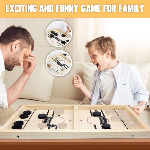  LEAMBE Fast?Sling?Puck?Game,Party Games for Adult,Portable?Tabletop?Slingshot?Toys Games?for?Boys?and?Girls,?Parent-Child?Interactive?Table&nb