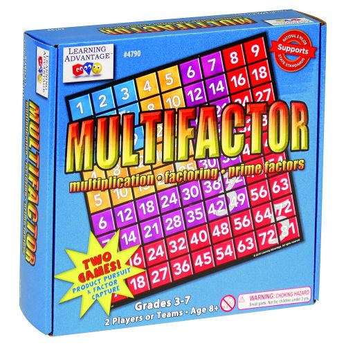  Learning Advantage 4790 Multifactor Game, Grade: 3 to 7, 9 Height, 2.5 Width, 8.5 Length
