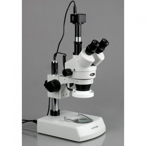  LED Trinocular Zoom Stereo Microscope 3.5X-180X by AmScope