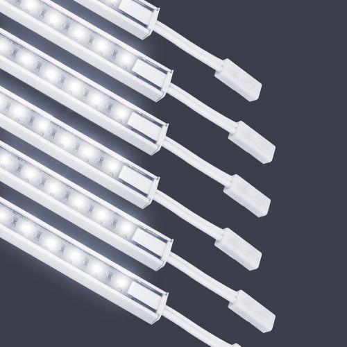  LED Concepts Under Cabinet & Closet Linkable LED Light Bars -ETL Listed Power Supply (12 Inch -6PK, White)