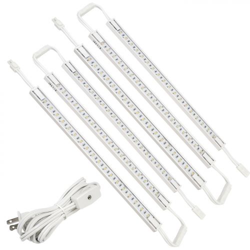  LED Concepts Under Cabinet & Closet Linkable LED Light Bars -ETL Listed Power Supply (12 Inch -6PK, White)