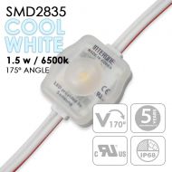 LED-Factory UL Certified SMD 2835 LED Module for Signs - INTERONE - 1.5W - Cool White 6500K - 100pcs - IP68 - Beam Angle 170° - 5yr Warranty - Made in Korea (#2890)