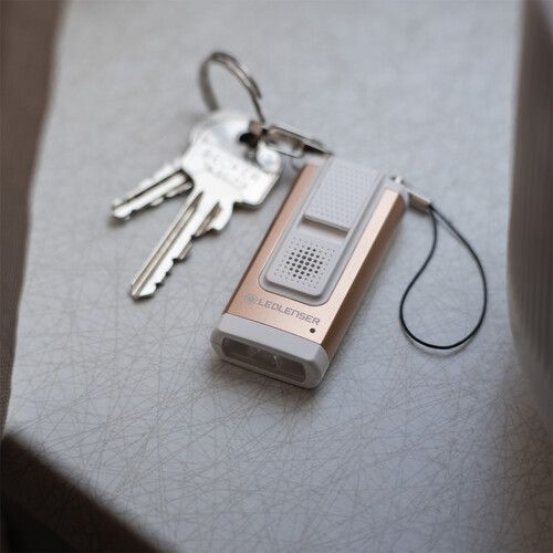  LEDLENSER K6R Keychain Light and Alarm (Rose Gold, Gift Packaging)