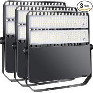 LEDMO LED Stadium Light 200W Super Bright 28000 Lumen Commercial Outdoor Flood Lights 5000K Waterproof Lighting Fixture for Warehouse-Sport-Court-Gym (3Pack)