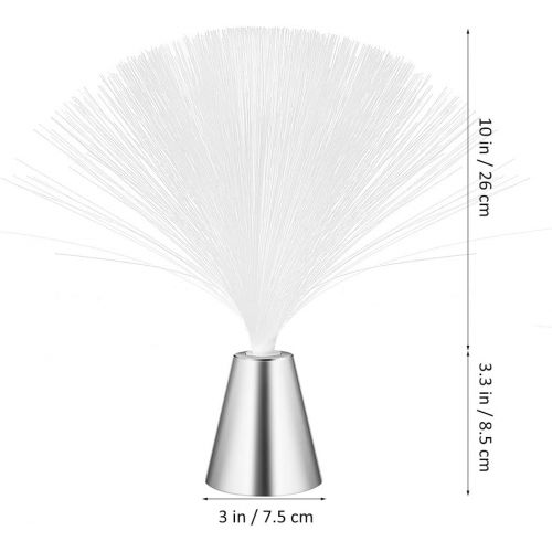  LEDMOMO Faser-Optik-Lampen-Farbe, die Faser-Optiklicht-batteriebetriebenes Faser-Faser-Brunnen-Nachtlicht andert