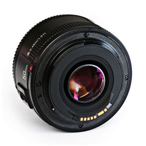  LEDMOMO 50mm F1.8 Auto & Manual Focus Lens Large Aperture Auto Focus Lens for Canon EOS DSLR Cameras