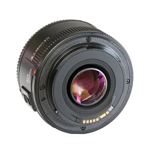  LEDMOMO 50mm F1.8 Auto & Manual Focus Lens Large Aperture Auto Focus Lens for Canon EOS DSLR Cameras