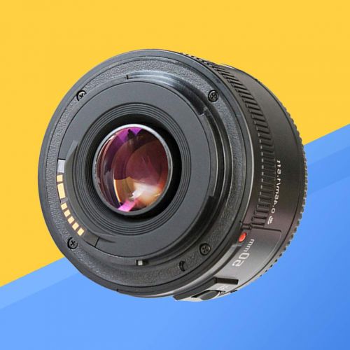  LEDMOMO 50mm F1.8 Auto & Manual Focus Lens Large Aperture Auto Focus Lens for Canon EOS DSLR Cameras