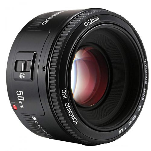  LEDMOMO 50mm F1.8 Auto & Manual Focus Lens Large Aperture Auto Focus Lens for Canon EOS DSLR Cameras