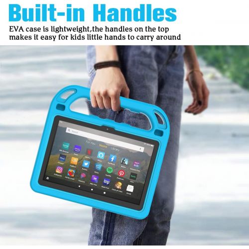  [아마존베스트]LEDNICEKER Kids Case for All-New Fire HD 8 & Plus 2020 - Lightweight Shockproof Handle with Stand Kid-Proof Case for Amazon Fire HD 8 inch Tablets (Latest 10th Generation 2020 Rele