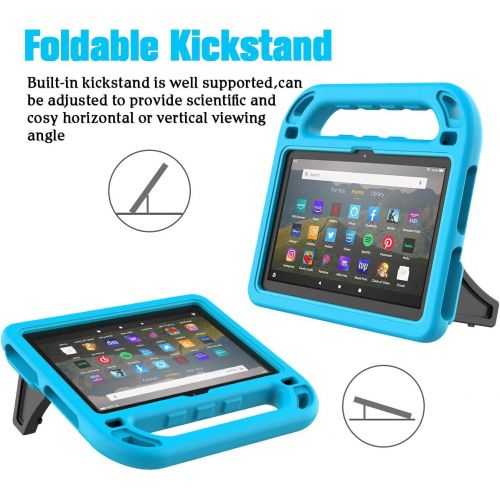  [아마존베스트]LEDNICEKER Kids Case for All-New Fire HD 8 & Plus 2020 - Lightweight Shockproof Handle with Stand Kid-Proof Case for Amazon Fire HD 8 inch Tablets (Latest 10th Generation 2020 Rele