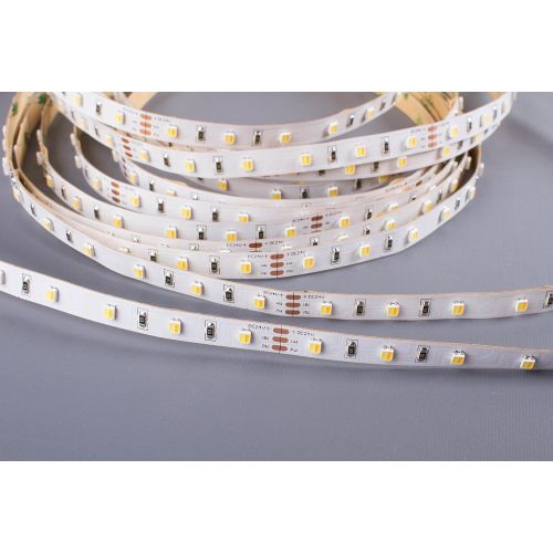  LEDUPDATES 24v Adjustable Color Temp Dual Color LED Strip Light Warm - Natural - Pure White - Cool White 3528 CCT 3000K Warm white to 6500K Pure white 300 LED chip with Remote & 24