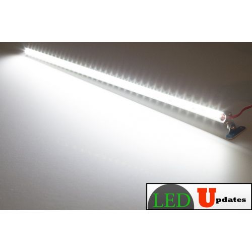  LEDUPDATES 20 + 24 + 24 inches linked White LED Light for 6ft Jewelry Showcase with UL 12v Power Supply