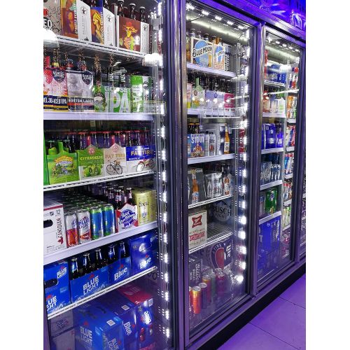  LEDUPDATES 10ft Fridge walk in cooler LED light for fridge convenient store merchandiser with UL Listed waterproof power supply