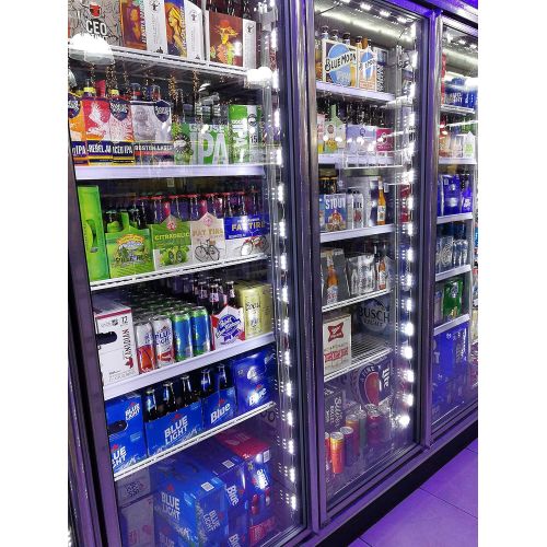  LEDUPDATES 20ft Fridge walk in cooler LED light for convenient store fridge merchandiser with UL Listed waterproof power supply