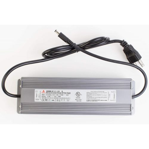  LEDUPDATES 12v 8.3A 100w Power Supply LED Driver UL Listed IP67 Waterproof