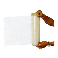 4 Rolls Hand Stretch Plastic Film Shrink Pallet Wrap 18 X 1500 X 80 Ga by LEDwholesalers